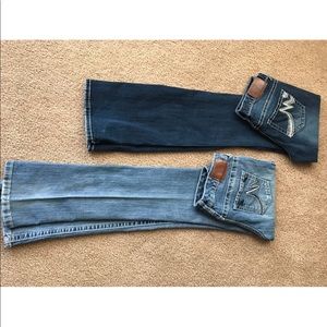 Lot of 2 Pairs of Jeans